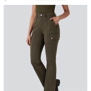 HALARA Olive Women's Straight Leg Pants